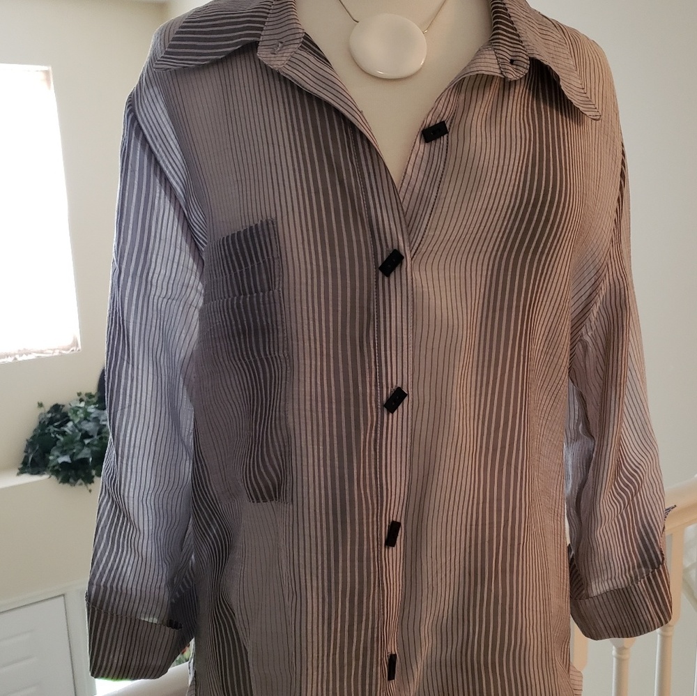 Yoshi sheer tunic